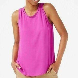 J.Crew Hot Pink Sleeveless Blouse